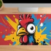 The Mad Beak Gaming oyuncu Mousepad Kaydırmaz Kauçuk Dikişli Kenar 90×40 cm Mousepad