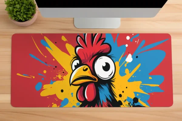 The Mad Beak Gaming oyuncu Mousepad Kaydırmaz Kauçuk Dikişli Kenar 90×40 cm Mousepad