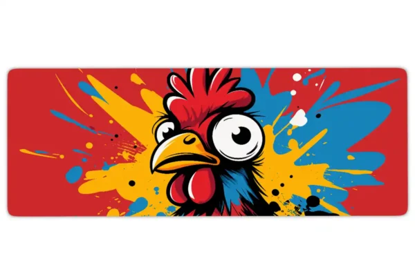 The Mad Beak Gaming oyuncu Mousepad Kaydırmaz Kauçuk Dikişli Kenar 90×40 cm Mousepad
