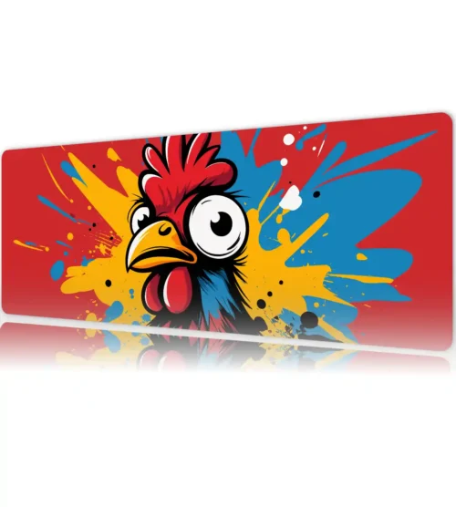 The Mad Beak Gaming oyuncu Mousepad Kaydırmaz Kauçuk Dikişli Kenar 80x30 cm Mousepad