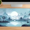 etsy83dikdortgen1 The Silent Pavilion Gaming oyuncu Mousepad Kaydırmaz Kauçuk Dikişli Kenar 90×40 cm Mousepad