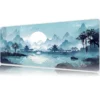 etsy83dikdortgen5 The Silent Pavilion Gaming oyuncu Mousepad Kaydırmaz Kauçuk Dikişli Kenar 90×40 cm Mousepad