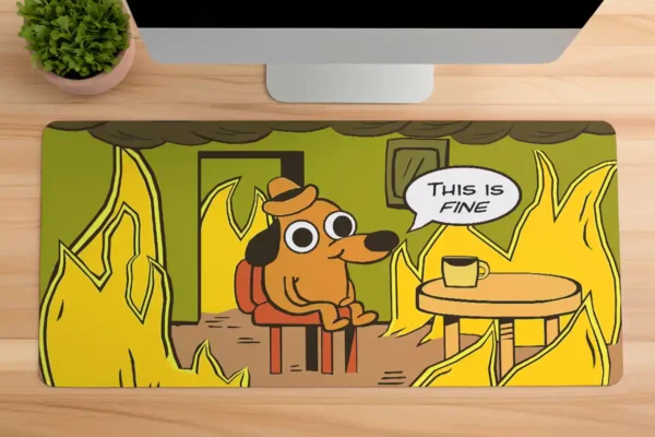 This is Fine Gaming oyuncu Mousepad Kaydırmaz Kauçuk Dikişli Kenar 80x30 cm Mousepad