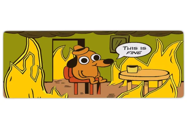 This is Fine Gaming oyuncu Mousepad Kaydırmaz Kauçuk Dikişli Kenar 80x30 cm Mousepad