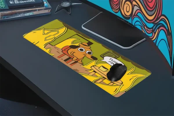 This is Fine Gaming oyuncu Mousepad Kaydırmaz Kauçuk Dikişli Kenar 80x30 cm Mousepad