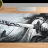 Steel of the Dragon V1 Gaming oyuncu Mousepad Kaydırmaz Kauçuk Dikişli Kenar 90×40 cm Mousepad