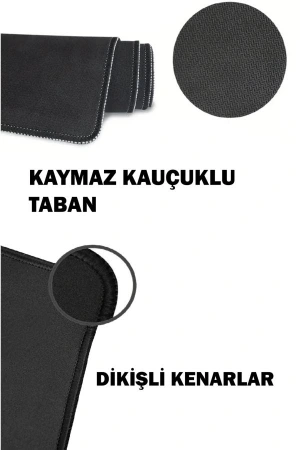 Yin Dragon Gaming oyuncu Mousepad Kaydırmaz Kauçuk Dikişli Kenar 90x40 cm Mousepad
