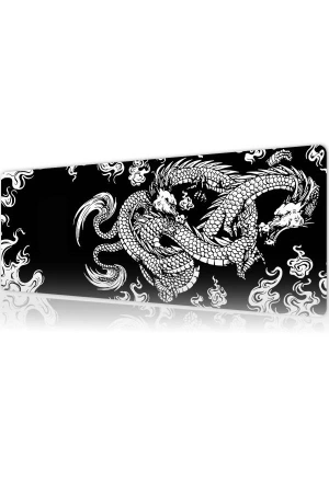 1_org_zoom Yin Dragon Gaming oyuncu Mousepad Kaydırmaz Kauçuk Dikişli Kenar 80x30 cm Mousepad (Kopya)