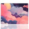 Dreamscape Sky Gaming Oyuncu XL Mouse Pad Kaydırmaz Dikişli Mousepad 48x40 cm 4mm Mm
