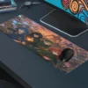 The Arcane Rebellion Gaming oyuncu Mousepad Kaydırmaz Kauçuk Dikişli Kenar 90x40 cm Mousepad