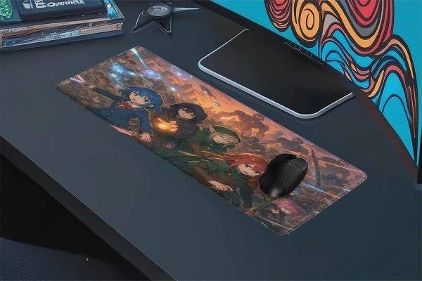 The Arcane Rebellion Gaming oyuncu Mousepad Kaydırmaz Kauçuk Dikişli Kenar 90x40 cm Mousepad