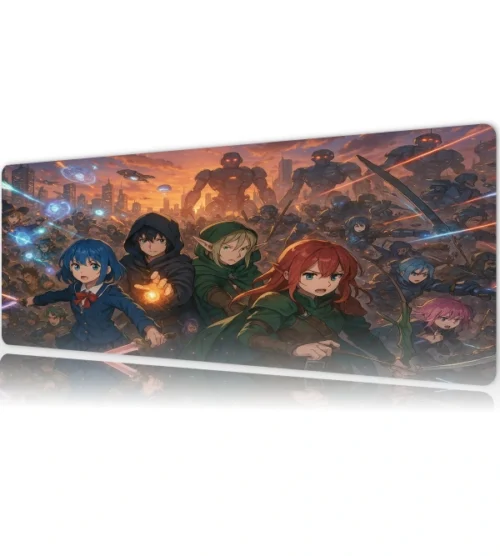 The Arcane Rebellion Gaming oyuncu Mousepad Kaydırmaz Kauçuk Dikişli Kenar 80x30cm Mousepad