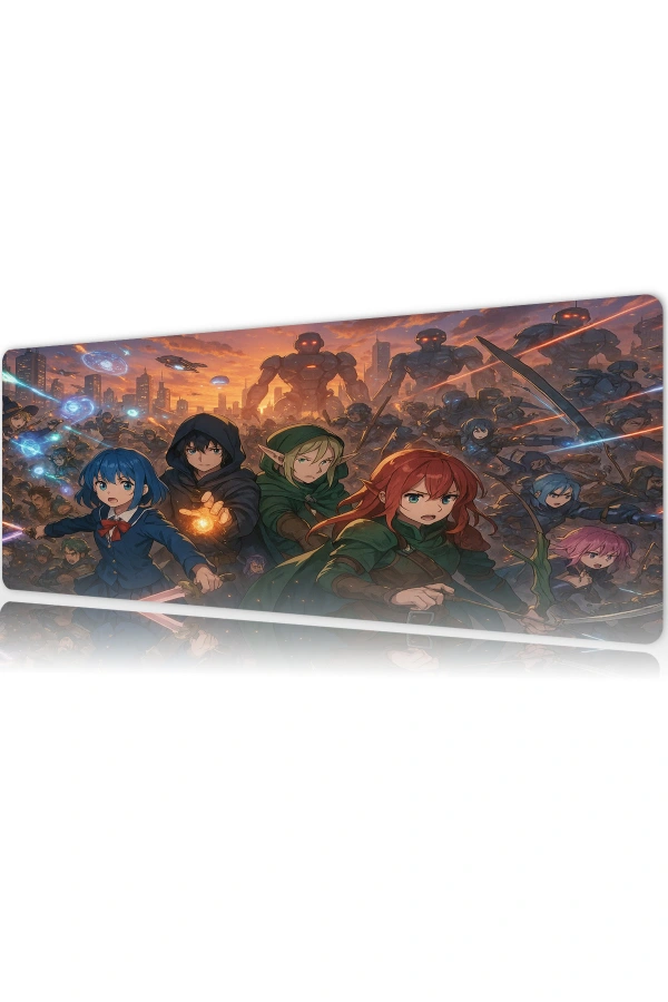 The Arcane Rebellion Gaming oyuncu Mousepad Kaydırmaz Kauçuk Dikişli Kenar 90x40 cm Mousepad