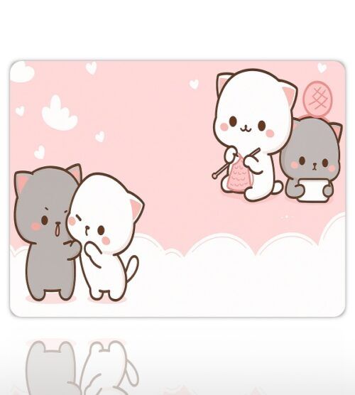 Cozy Paws Gaming oyuncu Mouse pad Kaydırmaz Kauçuk Dikişli Kenar 480x400x4 Mm