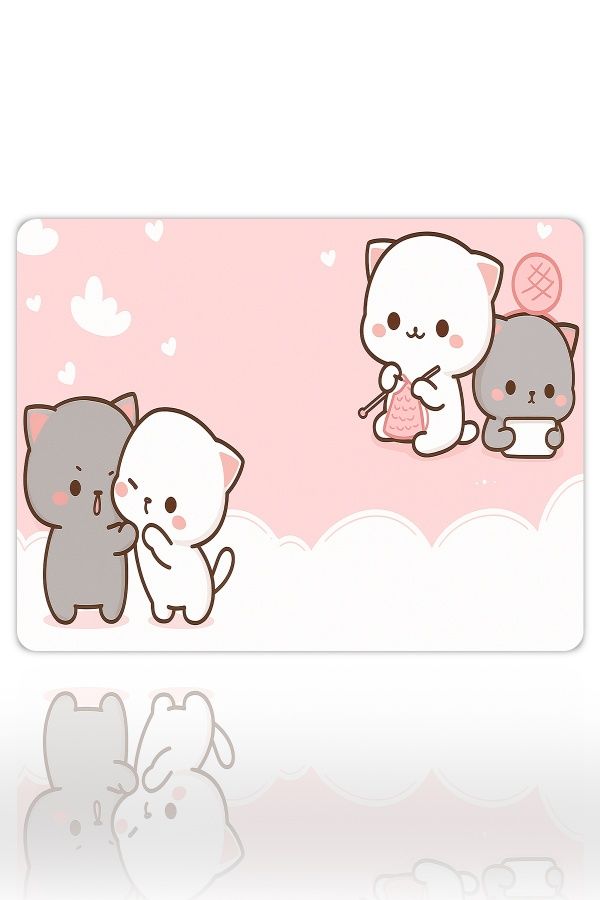 KK-30KARE2 Cozy Paws Gaming oyuncu Mouse pad Kaydırmaz Kauçuk Dikişli Kenar 480x400x4 Mm