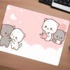 KK-30KARE5 Cozy Paws Gaming oyuncu Mouse pad Kaydırmaz Kauçuk Dikişli Kenar 480x400x4 Mm