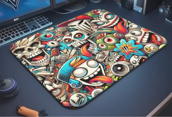 MADFACE COLLECTION Gaming Oyuncu XL Mouse Pad Kaydırmaz Dikişli Mousepad 40x30 3mm