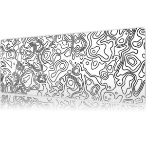 Monochrome Lines Gaming Mousepad