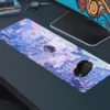 Silent Rain in Tokyo Gaming oyuncu Mousepad Kaydırmaz Kauçuk Dikişli Kenar 90x40 cm Mousepad