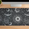 Celestial Map Gaming oyuncu Mousepad Kaydırmaz Kauçuk Dikişli Kenar 70x30m Mousepad