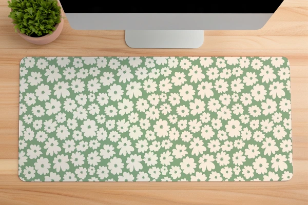Mint Blossom Gaming oyuncu Mousepad Kaydırmaz Kauçuk Dikişli Kenar 70x30 cm Mousepad