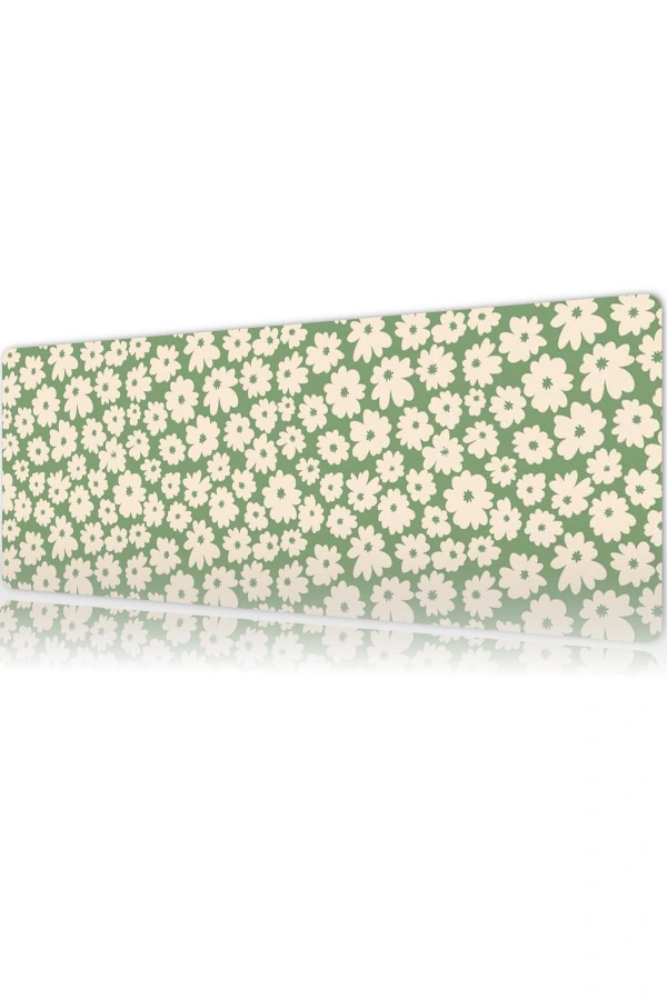 Mint Blossom Gaming oyuncu Mousepad Kaydırmaz Kauçuk Dikişli Kenar 70x30 cm Mousepad