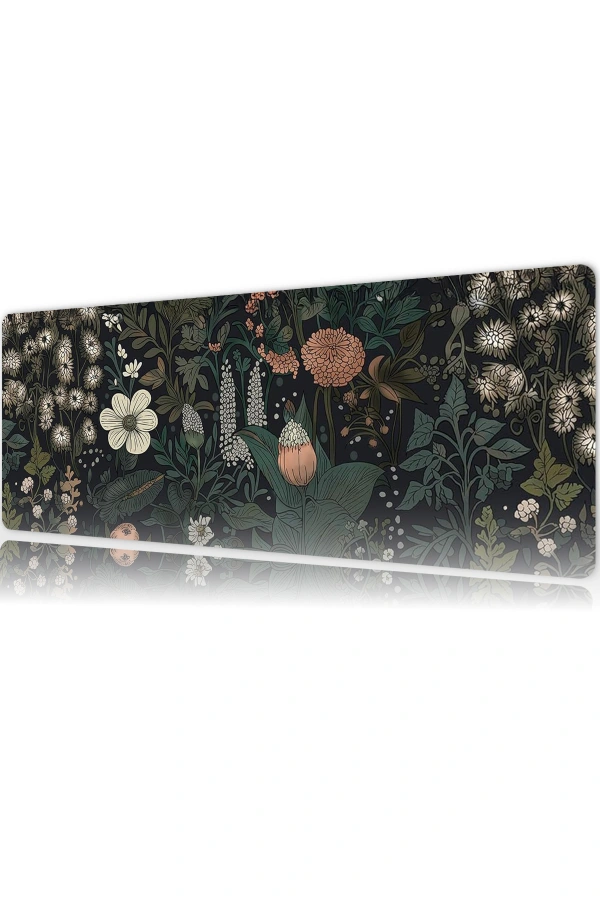 Midnight Garden Gaming oyuncu Mousepad Kaydırmaz Kauçuk Dikişli Kenar 90x40 cm Mousepad