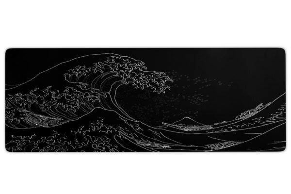 Kanawaga Mousepad Kaydırmaz Kauçuk Dikişli Kenar 70x30 cm Mousepad