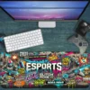 Glitch Mode Gaming oyuncu Mousepad Kaydırmaz Kauçuk Dikişli Kenar 70x30 cm Mousepad