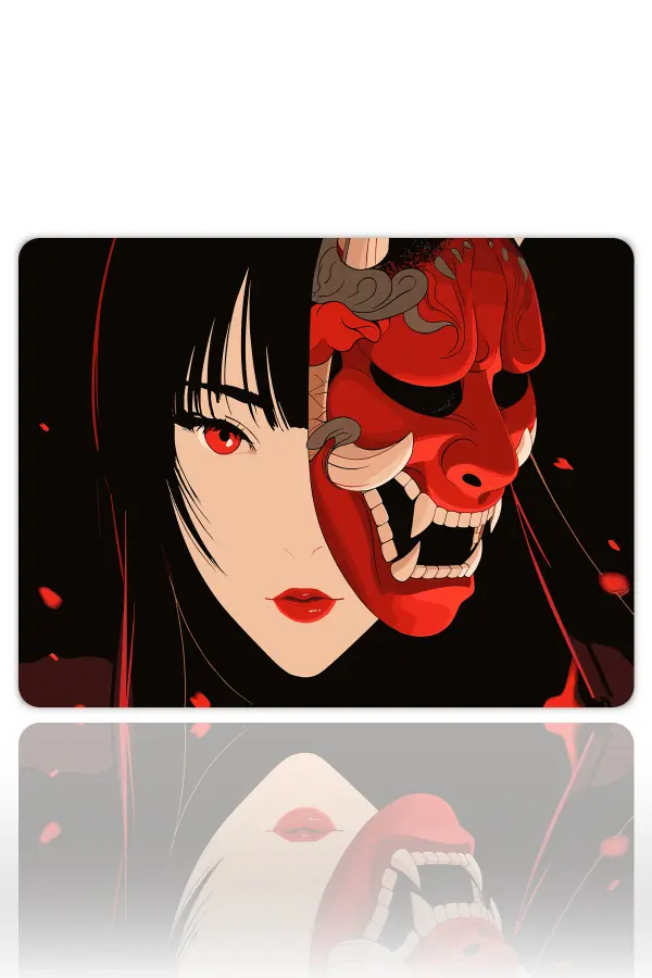 Blood and Beauty Gaming oyuncu Mouse pad Kaydırmaz Kauçuk Dikişli Kenar 40X30 cm