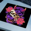 etsy03kare1 Duality in Bloom Gaming oyuncu Mouse pad Kaydırmaz Kauçuk Dikişli Kenar 480X400X4 Mm