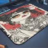 Cherry Bomb Geisha Gaming oyuncu Mouse pad Kaydırmaz Kauçuk Dikişli Kenar 40X30 cm