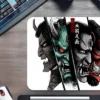 Hellbound Faces Gaming oyuncu Mouse pad Kaydırmaz Kauçuk Dikişli Kenar 480X400X4 Mm