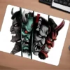 Hellbound Faces Gaming oyuncu Mouse pad Kaydırmaz Kauçuk Dikişli Kenar 480X400X4 Mm