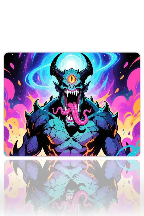 Hellnova Gaming oyuncu Mouse pad Kaydırmaz Kauçuk Dikişli Kenar 480X400X4 Mm