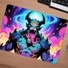 Hellnova Gaming oyuncu Mouse pad Kaydırmaz Kauçuk Dikişli Kenar 480X400X4 Mm