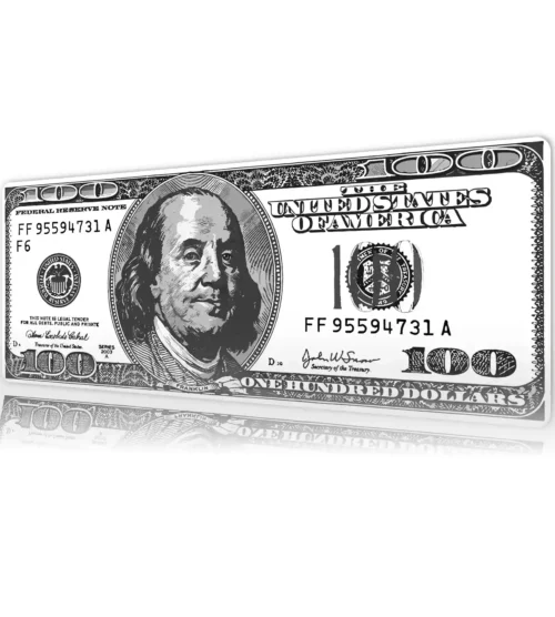 100 dolar One Hundred Dollars Gaming oyuncu Mousepad Kaydırmaz Kauçuk Dikişli Kenar 90×40 cm Mousepad