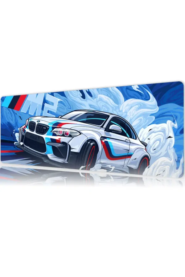 etsy105dikdortgen5 Araba Modelleri Gaming oyuncu Mousepad Kaydırmaz Kauçuk Dikişli Kenar 80x30 cm Mousepad