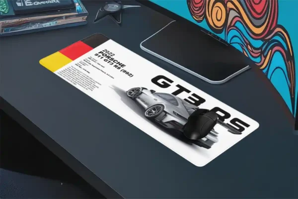 Araba Modelleri Gaming oyuncu Mousepad Kaydırmaz Kauçuk Dikişli Kenar 80x30 cm Mousepad
