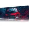 etsy108dikdortgen5 Araba Modelleri Gaming oyuncu Mousepad Kaydırmaz Kauçuk Dikişli Kenar 80x30 cm Mousepad