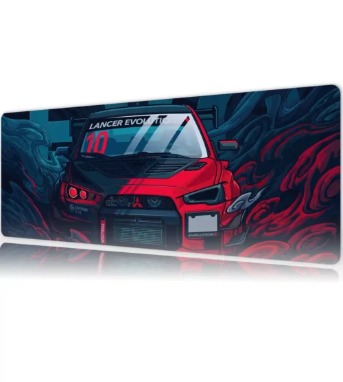 etsy108dikdortgen5 Araba Modelleri Gaming oyuncu Mousepad Kaydırmaz Kauçuk Dikişli Kenar 90×40 cm Mousepad