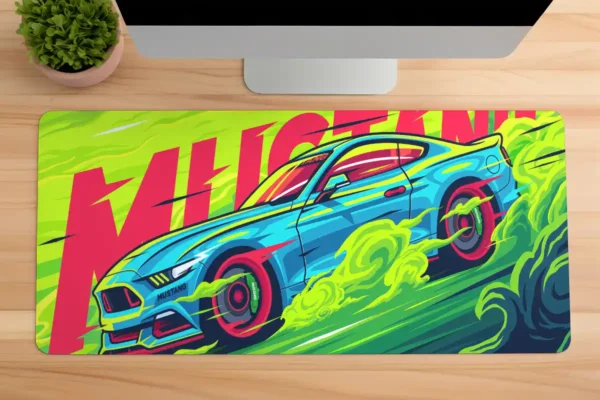 Araba Modelleri Gaming oyuncu Mousepad Kaydırmaz Kauçuk Dikişli Kenar 70x30 cm Mousepad
