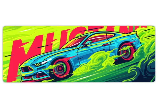Araba Modelleri Gaming oyuncu Mousepad Kaydırmaz Kauçuk Dikişli Kenar 70x30 cm Mousepad