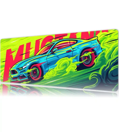 etsy109dikdortgen5 Araba Modelleri Gaming oyuncu Mousepad Kaydırmaz Kauçuk Dikişli Kenar 90×40 cm Mousepad