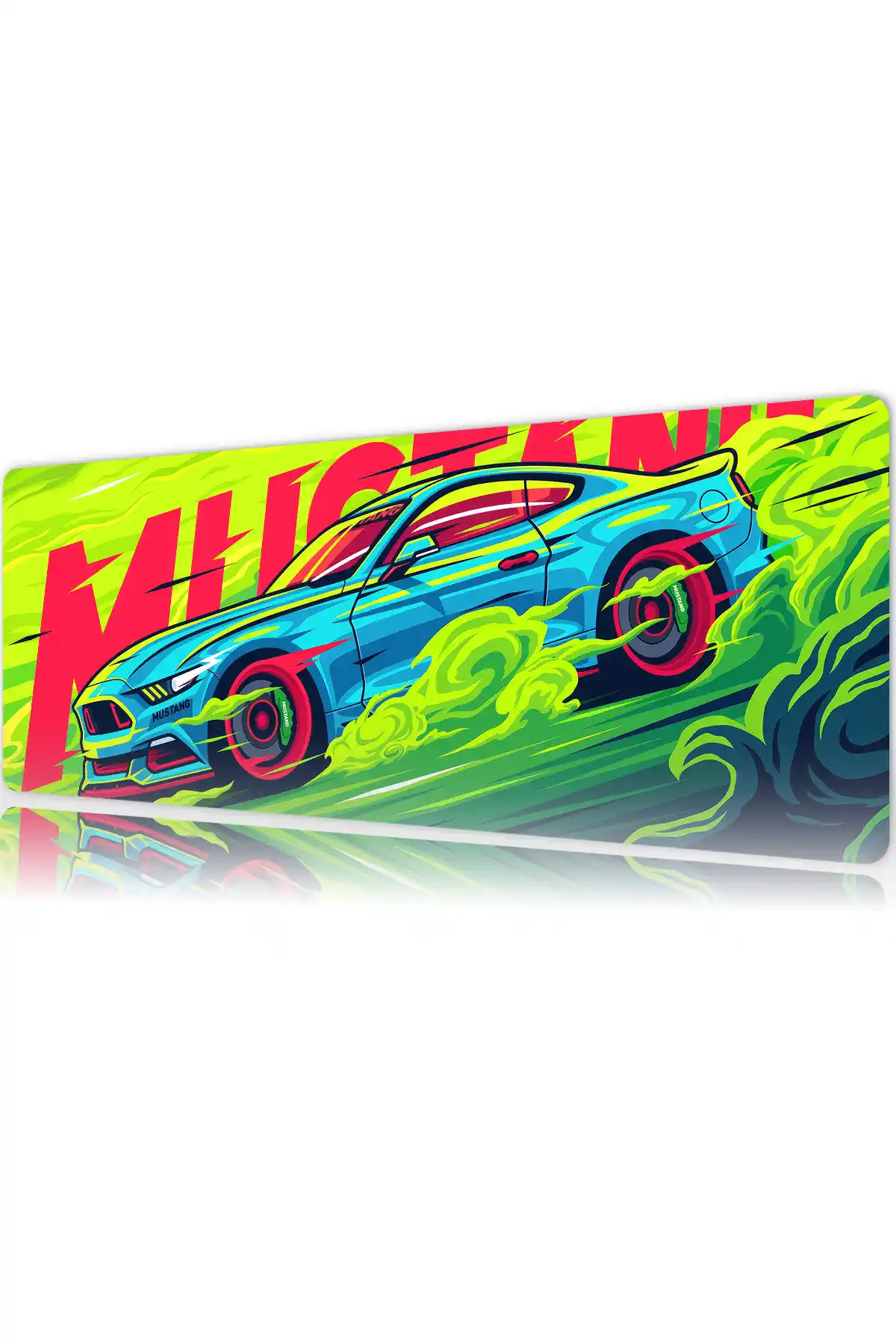 Araba Modelleri Gaming oyuncu Mousepad Kaydırmaz Kauçuk Dikişli Kenar 70x30 cm Mousepad