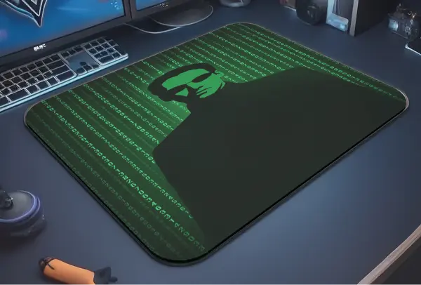 NEO Gaming oyuncu Mouse pad Kaydırmaz Kauçuk Dikişli Kenar 480X400X4 Mm