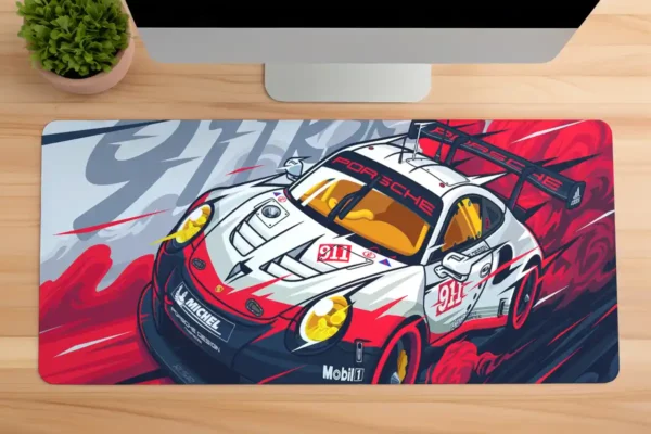 etsy110dikdortgen1 Araba Modelleri Gaming oyuncu Mousepad Kaydırmaz Kauçuk Dikişli Kenar 80x30 cm Mousepad