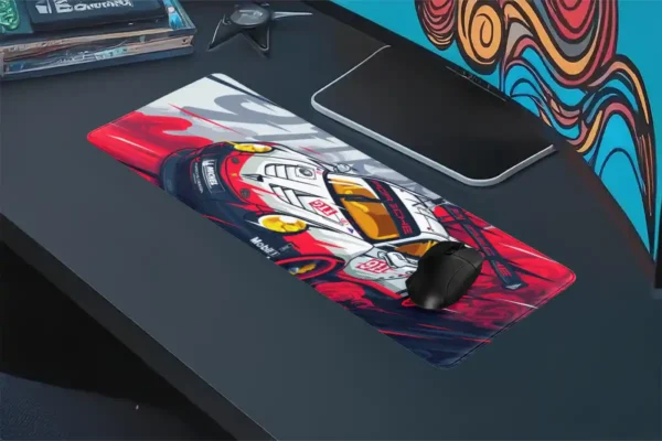 etsy110dikdortgen4 Araba Modelleri Gaming oyuncu Mousepad Kaydırmaz Kauçuk Dikişli Kenar 80x30 cm Mousepad