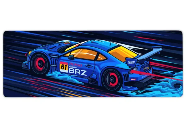 Araba Modelleri Gaming oyuncu Mousepad Kaydırmaz Kauçuk Dikişli Kenar 70x30 cm Mousepad