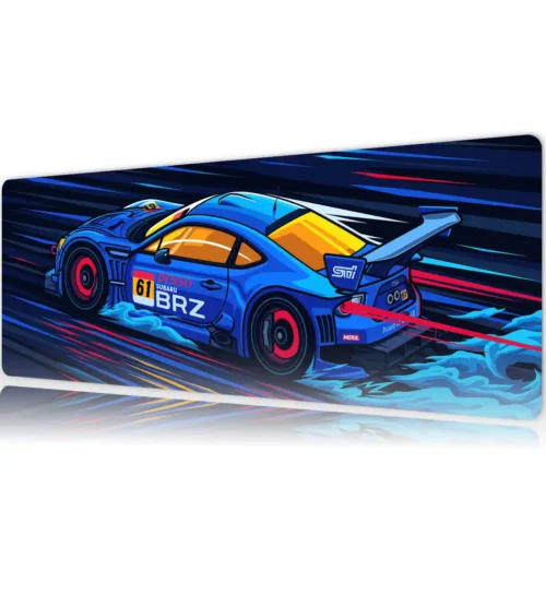 etsy111dikdortgen5 Araba Modelleri Gaming oyuncu Mousepad Kaydırmaz Kauçuk Dikişli Kenar 90×40 cm Mousepad